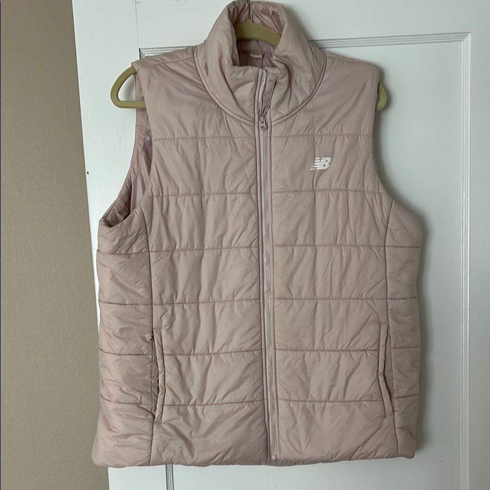 New Balance Pink Puffer Vest